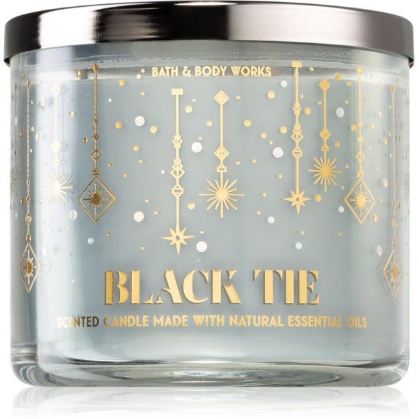 Bath & Body Works Black Tie ароматна свещ 411 гр.