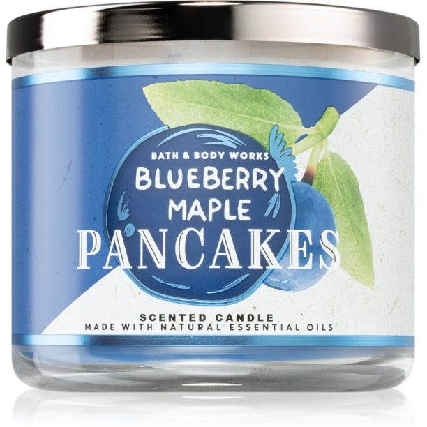 Bath & Body Works Blueberry Maple Pancakes ароматна свещ 411 гр.