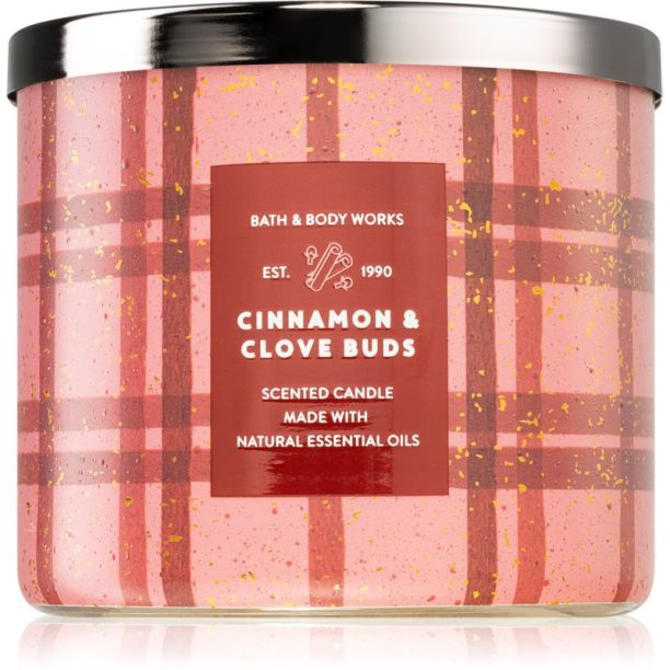 Bath & Body Works Cinnamon & Clove Buds ароматна свещ 411 гр.