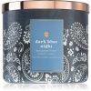 Bath & Body Works Dark Blue Night ароматна свещ  с есенциални масла 411 гр.