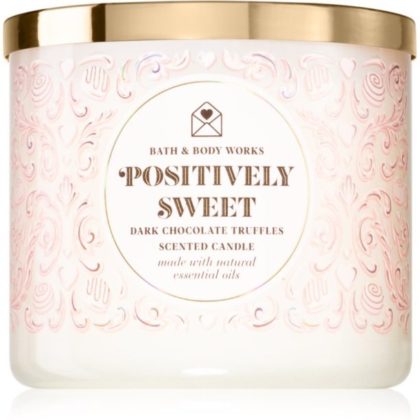 Bath & Body Works Dark Chocolate Truffles ароматна свещ 411 гр.