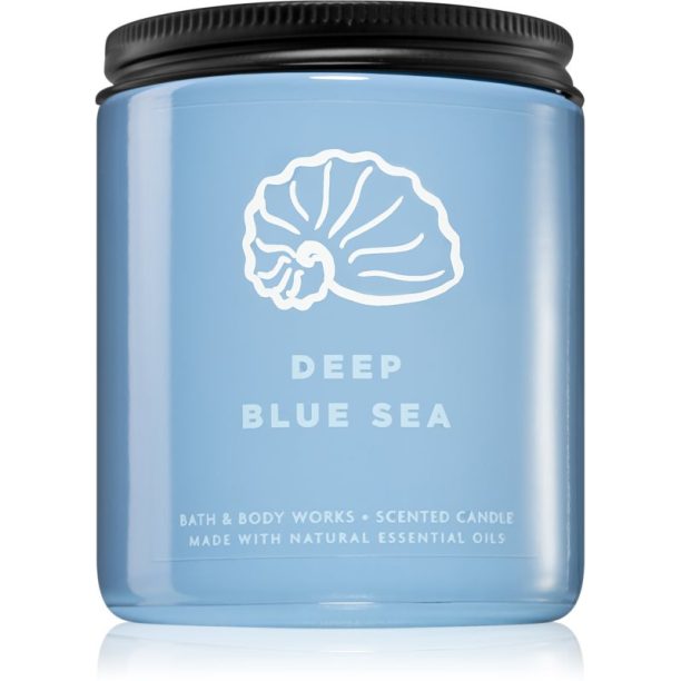 Bath & Body Works Deep Blue Sea ароматна свещ 198 гр.