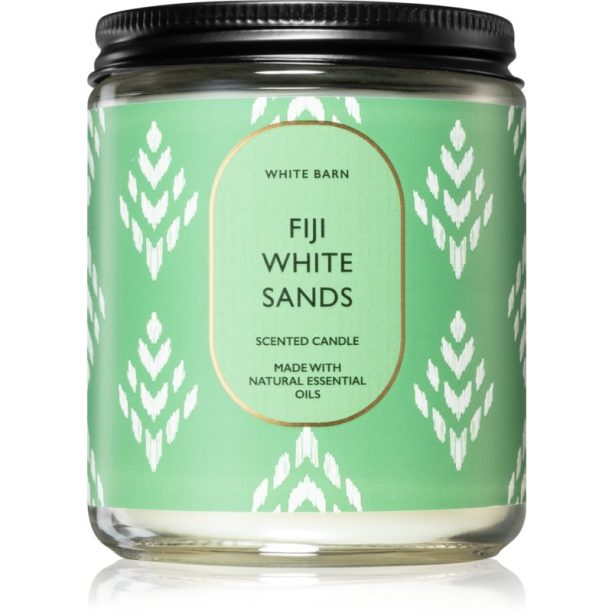 Bath & Body Works Fiji White Sands ароматна свещ 198 гр.