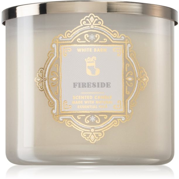 Bath & Body Works Fireside ароматна свещ с есенциални масла 411 гр.