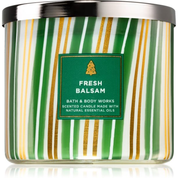 Bath & Body Works Fresh Balsam ароматна свещ II. 411 гр.