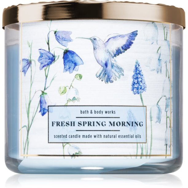 Bath & Body Works Fresh Spring Morning ароматна свещ 411 гр.