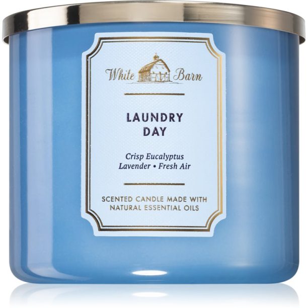 Bath & Body Works Laundry Day ароматна свещ 411 гр.