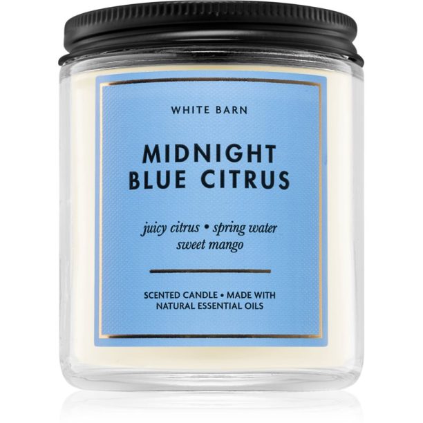 Bath & Body Works Midnight Blue Citrus ароматна свещ 198 гр.