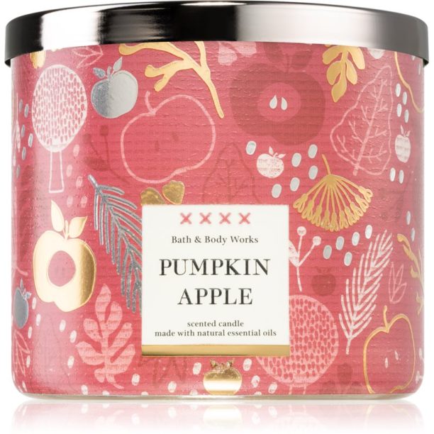 Bath & Body Works Pumpkin Apple ароматна свещ 411 гр.