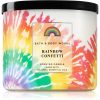 Bath & Body Works Rainbow Confett ароматна свещ 411 гр.