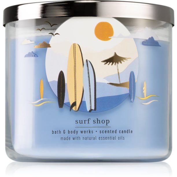 Bath & Body Works Surf Shop ароматна свещ 411 гр.