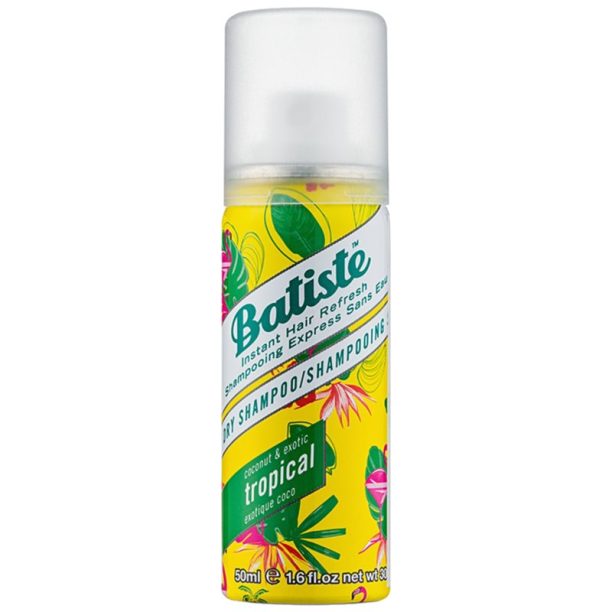 Batiste Coconut & Exotic Tropical сух шампоан  за обем и блясък 50 мл.