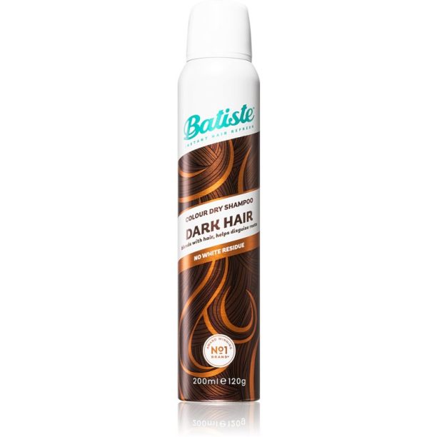 Batiste Hint of Colour сух шампоан за кафяви и тъмни нюанси на косата 200 мл.