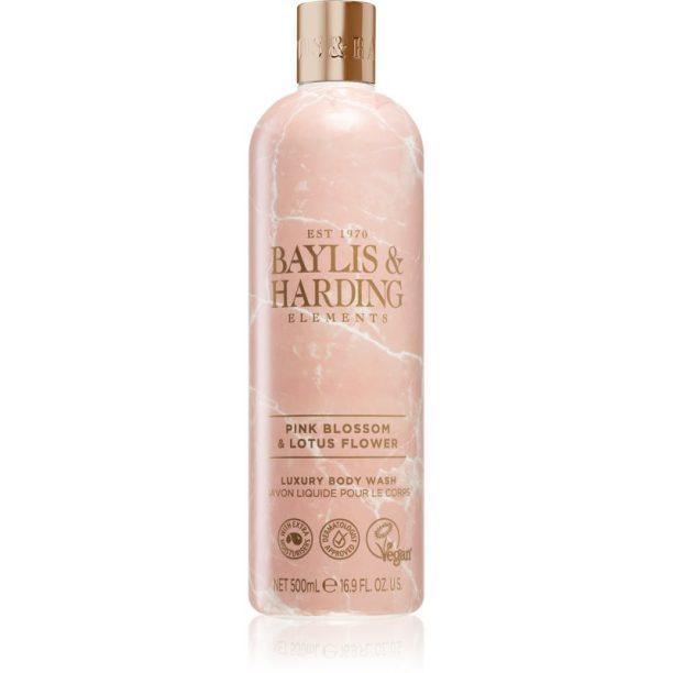 Baylis & Harding Elements Pink Blossom & Lotus Flower луксозен душ гел 500 мл.