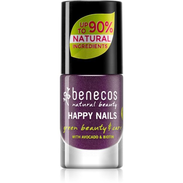 Benecos Happy Nails подхранващ лак за нокти цвят Galaxy 5 мл.