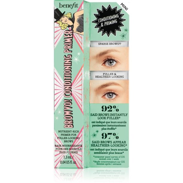 Benefit BROWVO! Conditioning Primer Mini подхранваща основа за вежди 1.3 мл. купи на топ цена