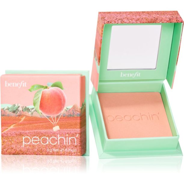 Benefit Peachin' WANDERful World руж - пудра цвят Golden peach 6 гр. на ниска цена