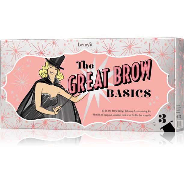 Benefit The Great Brow Basics сет за перфектни вежди цвят 3 Medium на ниска цена