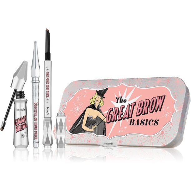 Benefit The Great Brow Basics сет за перфектни вежди цвят 3 Medium