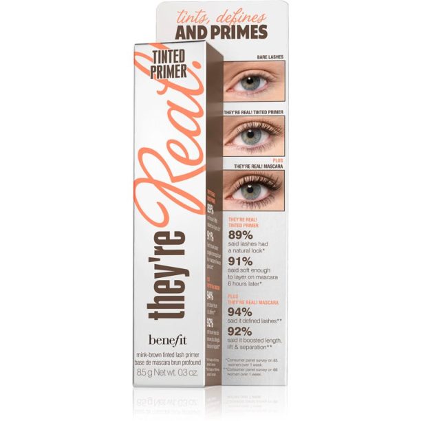 Benefit They're Real! Tinted Eyelash Primer основа под спирала 8