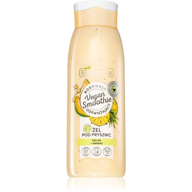 Bielenda Vegan Smoothie Melon & Pineapple опияняващ душ гел 400 мл.