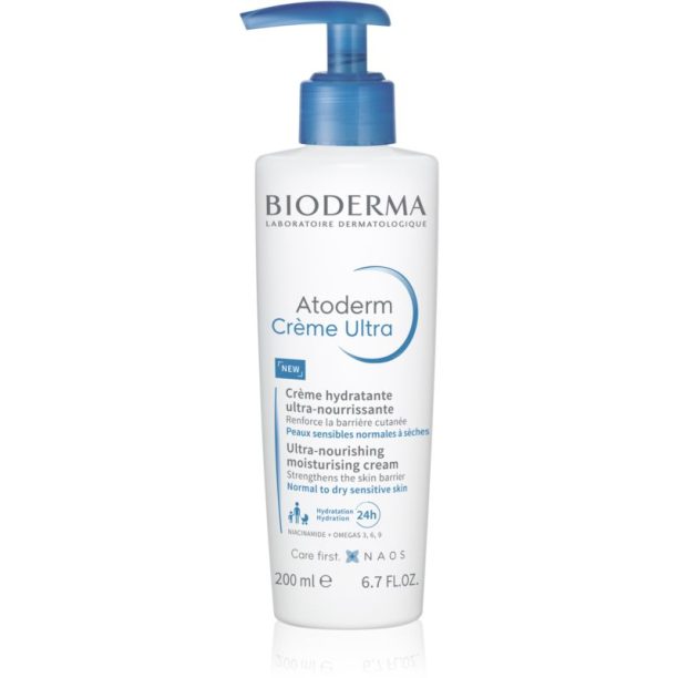 Bioderma Atoderm Créme Ultra подхранващ крем за тяло 200 мл.