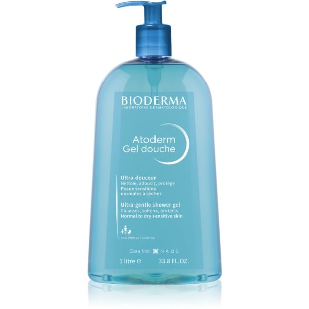 Bioderma Atoderm Gel нежен душ гел за суха и чувствителна кожа 1000 мл.