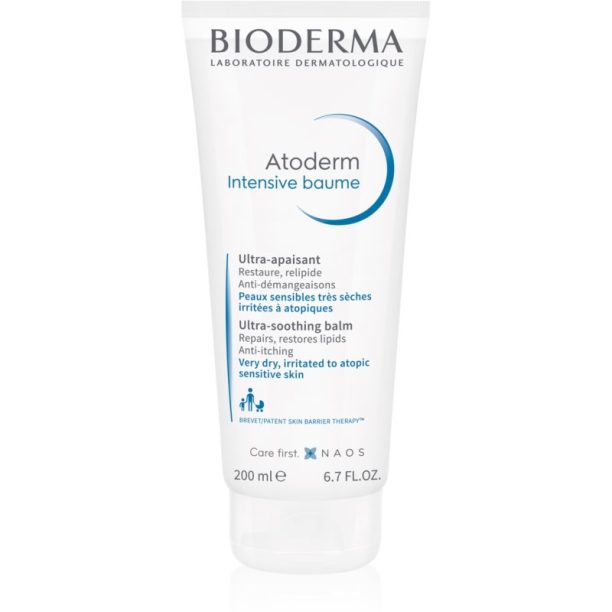 Bioderma Atoderm Intensive Baume интензивно успокояващ балсам за много суха чуствителна и атопична кожа 200 мл.