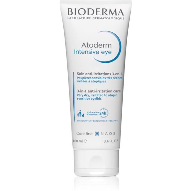 Bioderma Atoderm Intensive Eye успокояваща грижа за раздразнени клепачи 100 мл.