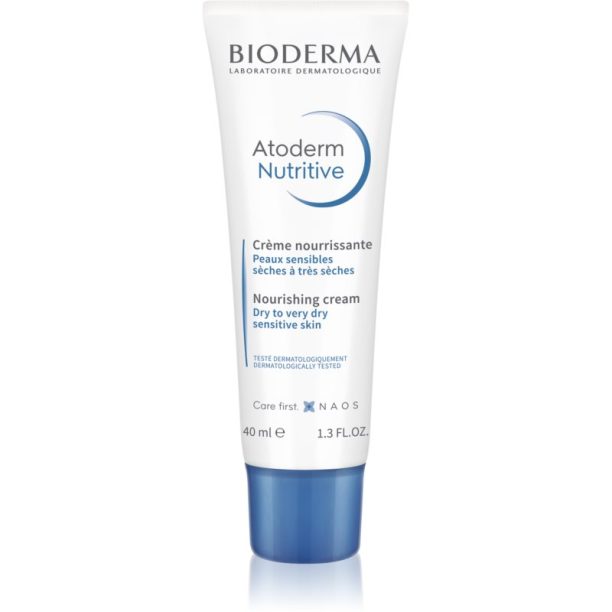 Bioderma Atoderm Nutritive дневен крем за суха и чувствителна кожа 40 мл.