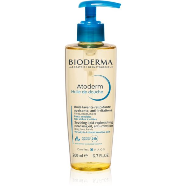 Bioderma Atoderm Shower Oil високо подхранващ и успокояващ душ-гел за суха и раздразнена кожа 200 мл. на ниска цена