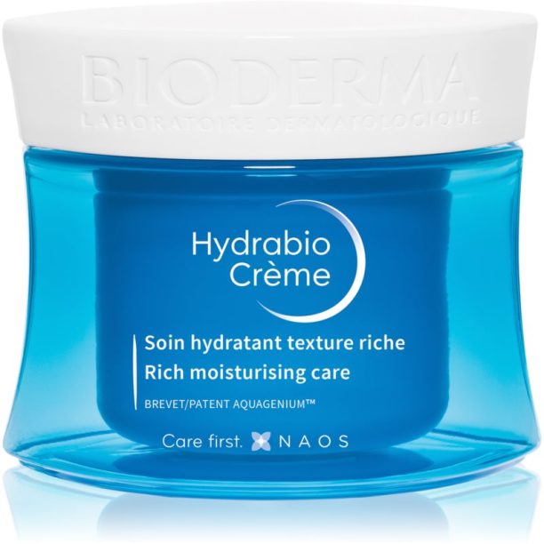 Bioderma Hydrabio Crème подхранващ хидратиращ крем за суха към изключително суха чувствителна кожа 50 мл.