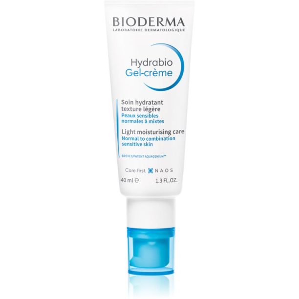 Bioderma Hydrabio Gel-Crème лек хидратиращ крем-гел за нормална към смесена чувствителна кожа 40 мл.