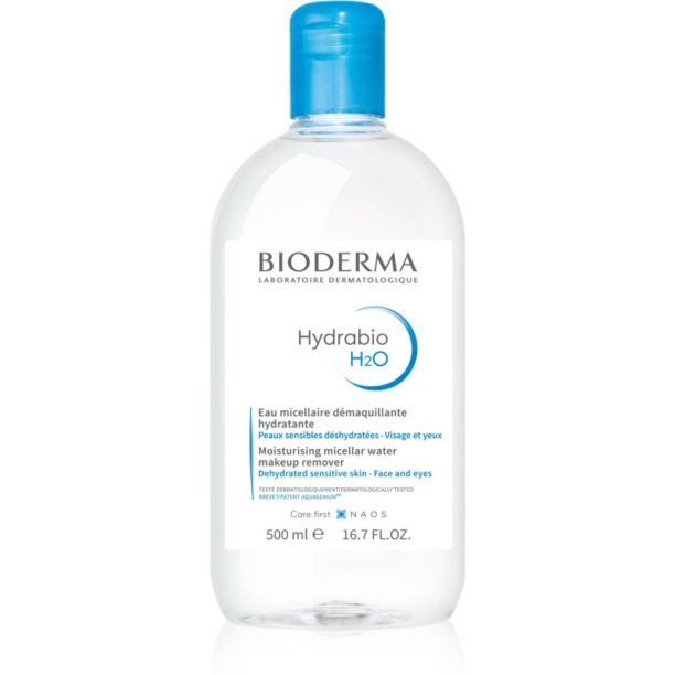 Bioderma Hydrabio H2O мицеларна почистваща вода за дехидратирана кожа 500 мл.