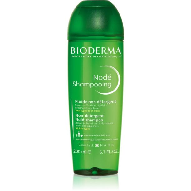 Bioderma Nodé Fluid Shampoo шампоан за всички видове коса 200 мл.