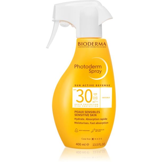 Bioderma Photoderm Spray SPF 30 слънцезащитен спрей SPF 30 400 мл.