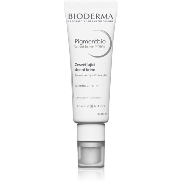 Bioderma Pigmentbio Daily Care SPF 50+ изсветляващ крем за пигментни петна SPF 50+ 40 мл.