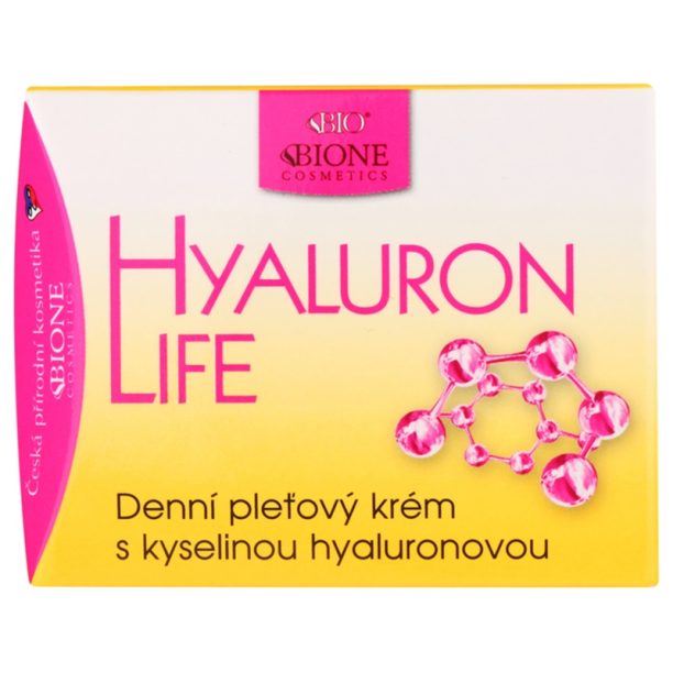 Bione Cosmetics Hyaluron Life дневен крем за лице с хиалуронова киселина 51 мл. купи на топ цена