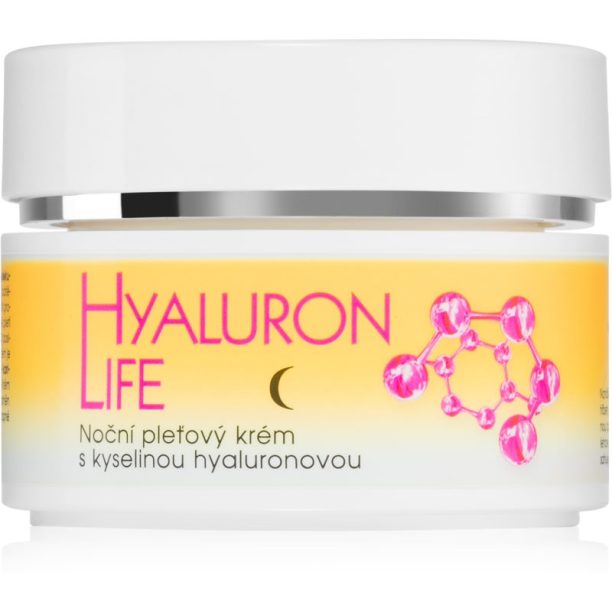 Bione Cosmetics Hyaluron Life нощен крем за лице с хиалуронова киселина 51 мл. на ниска цена