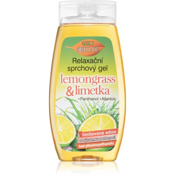 Bione Cosmetics Lemongrass & Limetka релаксиращ душ гел за жени 260 мл.