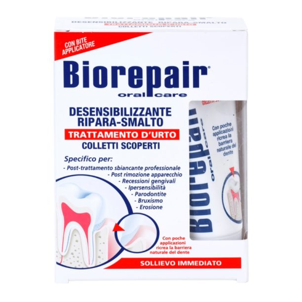 Biorepair Desensitizing Enamel-Repair Shock Treatment комплект (за зъби) купи на топ цена