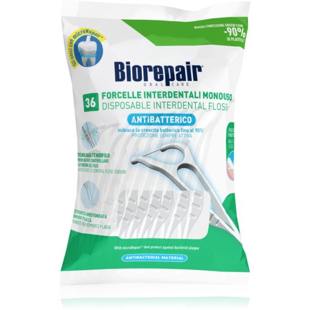 Biorepair Oral Care Pro дръжка за конец за зъби еднократен 36 бр.