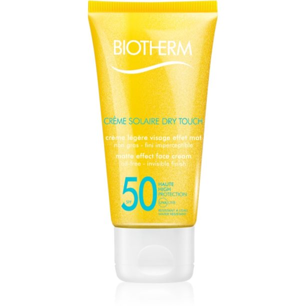 Biotherm Crème Solaire Dry Touch матиращ слънцезащитен крем за лице SPF 50 50 мл. на ниска цена