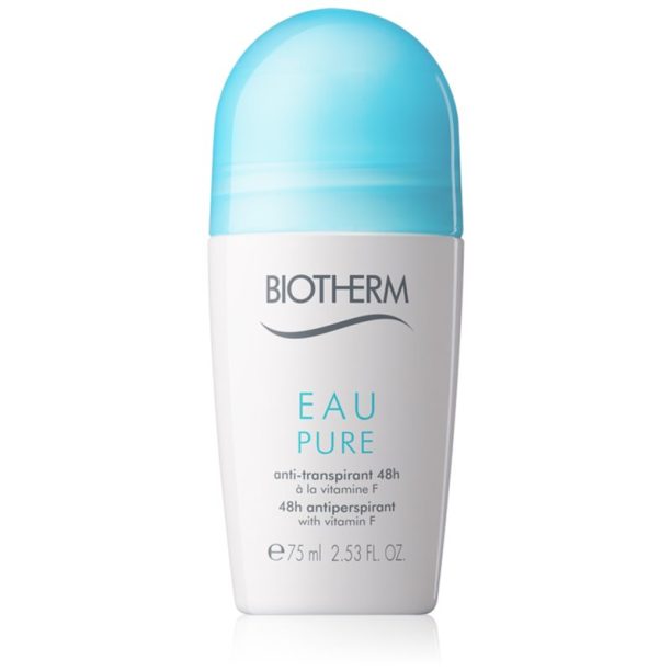 Biotherm Eau Pure 48h antiperspirant рол- он против изпотяване с 48 часов ефект 75 мл.