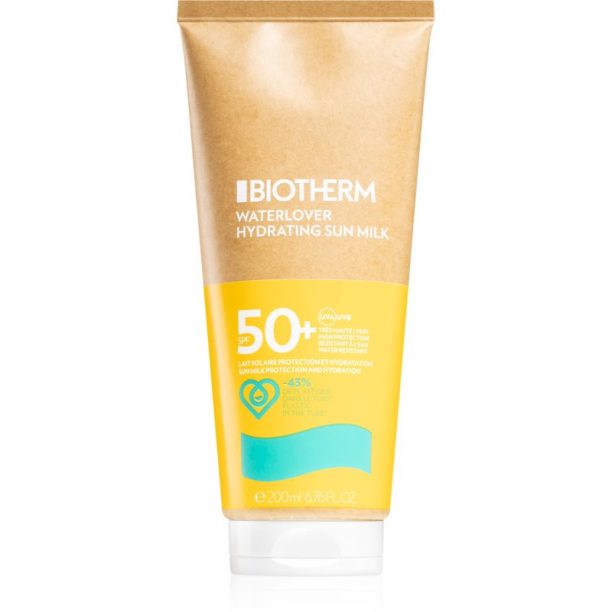 Biotherm Waterlover Sun Milk мляко за загар  SPF 50+ 200 мл. на ниска цена