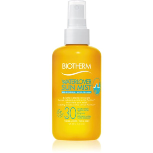 Biotherm Waterlover Sun Mist мъгла за тен в спрей SPF 30 200 мл. на ниска цена