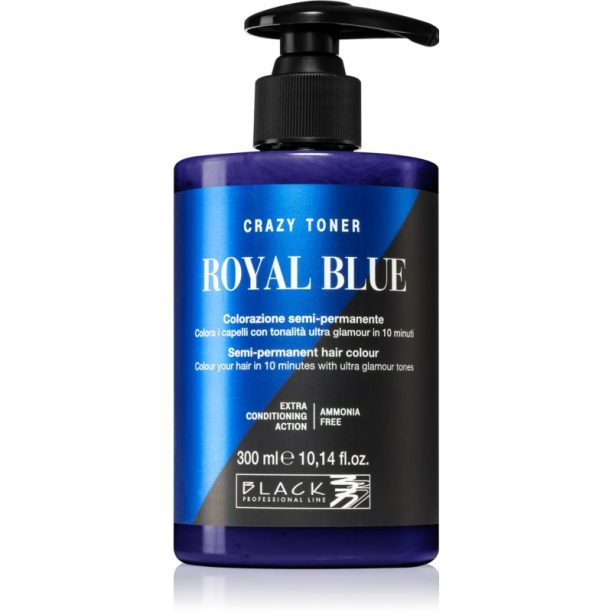 Black Professional Line Crazy Toner цветен тонер Royal Blue 300 мл.