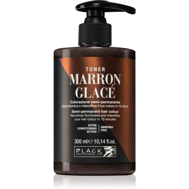 Black Professional Line Toner тонер за естествени нюанси Marron Glace 300 мл.