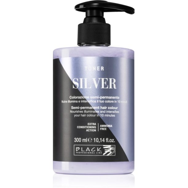 Black Professional Line Toner тонер за естествени нюанси Silver 300 мл.