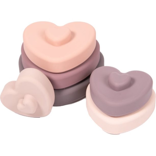 Bo Jungle B-Silicone Stacking Hearts кула за сглобяване 1 бр. купи на топ цена